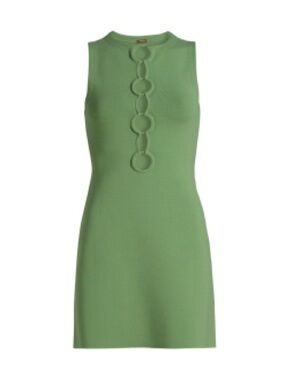 cult gaia | Dresses | Gap X Cult Gaia Green Chain Strap Slip Mini Dress Sz  L Nwt | Poshmark